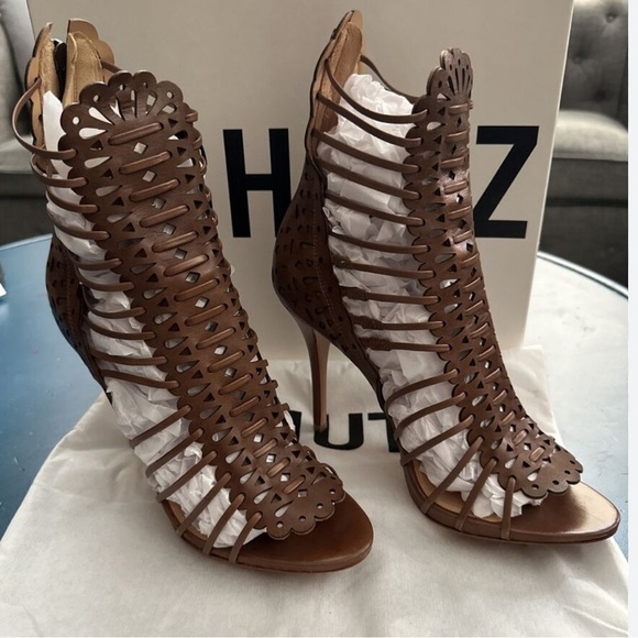 SCHUTZ Shoes - Schutz Floryane High Heels Brown Leather
